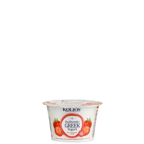 Griechischer Joghurt mit Erdbeere 0% 150g Kolios